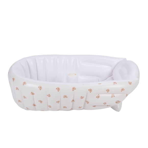 Inflatable Bathtub, Foldable Inflatable Baby Bath Tub, Portable Infant Toddler Bathing Tub Built in Air Pump, Non Slip Mini Air Swimming Pool for Kids Safety Newborn Pool Gifts