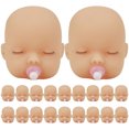 thumbnail image 1 of 20pcs DIY Doll Heads Keychain DIY Accessory Handmade Doll Heads DIY Doll Heads, 1 of 7