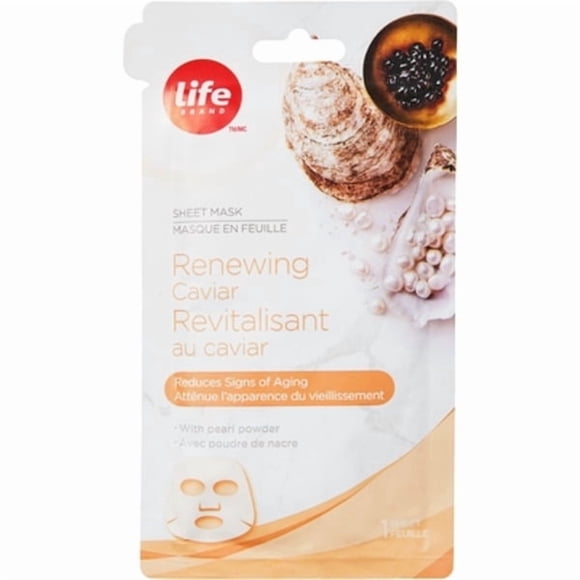 Life Brand Caviar & Pearl Powder Anti-Aging Facial Sheet Mask