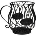 thumbnail image 1 of Coffee Pod Holder, Coffee Cup Storage Basket, Organizer for Home, Kitchen, Office, Bar (Teapot), 1 of 4
