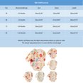 thumbnail image 3 of Baby Newborn Girls Rompers Summer Spring Cotton Flower Print Floral Cute Triangle Onesie Outfits Red Soft New Born Clothes 0-3M, 3 of 3