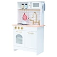 thumbnail image 1 of Teamson Kids Ensemble de Cuisine de Jeu en Bois Design Classique Compact Blanc/or, 1 of 10