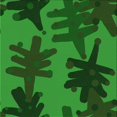 thumbnail image 1 of Ahgly Tapis d'Intérieur Lavable en Machine Carré Vert Émeraude Profond, 5 Pieds Carré, 1 of 7