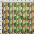 thumbnail image 4 of oneOone Cotton Poplin Dark Yellow Fabric Floral Craft Projects Decor Fabric Printed By The Yard 42 Inch Wide, 4 of 5