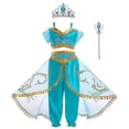 thumbnail image 1 of Déguisement pour Filles Princess Robe Fête Cosplay pour Enfants Tout-Petits Enfant Ado, 1 of 6