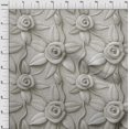 thumbnail image 4 of oneOone Polyester Spandex Light Gray Fabric Florals Fabric For Sewing Printed Craft Fabric By The Yard 56 Inch Wide, 4 of 4