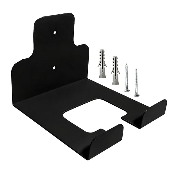 Garage Organizer Trimmer Rack,Wall Mounted Storage Rack,Metal Utility Racks,Garden Tools Holder,Heavy-Duty Tool Hanger for Grass Trimmer,Hedge Trimmer, Weed Wacker and Garden Power Tools,Black