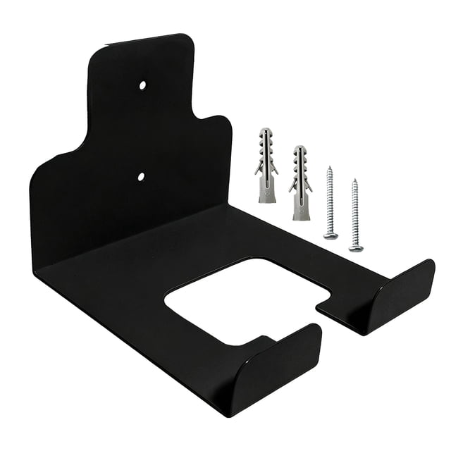 Garage Organizer Trimmer Rack,Wall Mounted Storage Rack,Metal Utility Racks,Garden Tools Holder,Heavy-Duty Tool Hanger for Grass Trimmer,Hedge Trimmer, Weed Wacker and Garden Power Tools,Black