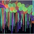 thumbnail image 2 of Colored Wrinkled Paper Roll, Neon Crepe Paper Streamers, Glow Under Black Light For Holiday Wedding Party Decor, 2 of 4