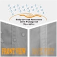 thumbnail image 4 of Waterproof Generator Cover,Fits Most Generators 5500-15000 Watt Grey, 4 of 8