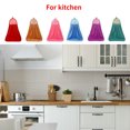 thumbnail image 4 of ziyahi Hand Towel Coral Velvet Dishcloth Hanging Washing Cloth Towel Bathroom Kitchen Accessory Pattern Random, Purple, 4 of 8