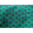 thumbnail image 4 of oneOone Cotton Silk Fabric Floral Block Printed Fabric 1 Yard 42 Inch Wide, 4 of 4
