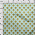 thumbnail image 2 of oneOone Polyester Lycra Fabric Floral Block Printed Fabric 1 Yard 56 Inch Wide, 2 of 4