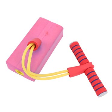 Pogo Stick, Foam Pogo Jumper Promote Growth Sensory Training  for Indoors Outdoors Play Blue,Pink