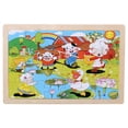 thumbnail image 3 of Eco-Friendly Wooden Puzzle Toy for Toddlers, 24-Piece Animal Shapes for Cognitive Development, Safe Rounded Edges for Ages 1-3, 3 of 9