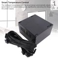 thumbnail image 4 of Bloc d'Alimentation pour Ordinateur, Contrôle Thermique Automatique 600 W ATX PUS Passif Pleine Tension pour Mise à Niveau, 4 of 7