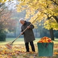 thumbnail image 4 of SIYTUAU Sac à Feuilles de Jardinage Réutilisable avec Poignée Renforcée, Conception Pliable et Portable, Matériau Plastique pour le Nettoyage et le Rangement de la Cour, Sac à Feuilles 60 L D, 4 of 7
