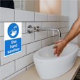 thumbnail image 4 of yingyy 10Pcs Wash Hand Wall Stickers PVC Hand Washing Sign Sanitary Stickers No.3, 4 of 6