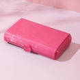 thumbnail image 2 of Limited Time Deal Iumwxz Makeup Box with Mirror Accessory Storage Box Portable Travel Cosmetics 2 Layer Folding Storage Bag Compact and Portable Suitable for Student Girls Room Decor, 2 of 7