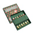 thumbnail image 3 of Stainless Steel Dessert Spoons Forks Tea Spoons Stainless Steel Christmas Spoons 6Pcs B, 3 of 9
