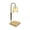 Or, variante sur Petite Lampe de Table pour Chambre avec Fonction de Veilleuse à Intensité Réglable et Design Rétractable en Cire Fondante Fini Bois Doré 8,66 Po H