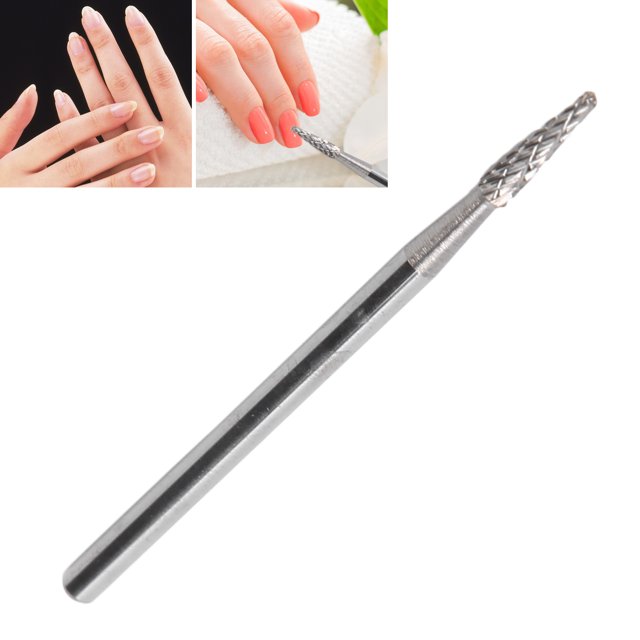 Filfeel Nail Drill Bit, Tungsten Steel Nail Sanding Head With High Performance For Nail Art Shop