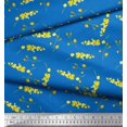 thumbnail image 2 of Soimoi Poly Georgette Fabric Flower Watercolor Printed Fabric 1 Yard 42 Inch Wide, 2 of 3