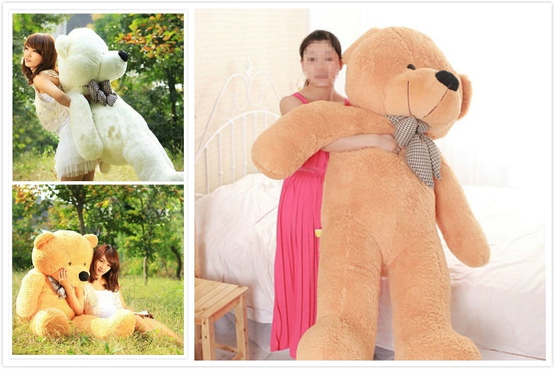 Giant 95CM Big Cute Plush Teddy Bear Huge Soft 100% Cotton Toy