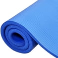 thumbnail image 3 of BalanceFrom GoCloud Tapis de Yoga Extra Épais 71x24 Pouces Mousse Haute Densité 1-Inch, Bleu, 3 of 6