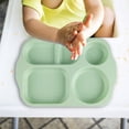 thumbnail image 4 of Fesfesfes Wheats Straw Kids Meal Plates Childrens Divided Plates Student Lunch Tray Thickened Cafeteria Style Compartment Tableware Reusable, 4 of 5