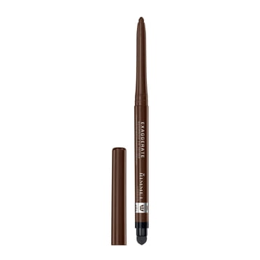 Rimmel Exaggerate Waterproof Eye Definer, Built-in Smudger & Sharpener, Creamy Matte Finish, Up to 10H, Long-Lasting, 100% Cruelty-Free