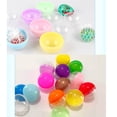thumbnail image 3 of ZheElen 100pcs/set Refillable Small Round Balls Durable Plastic For DIY Crafts And Projects Empty Clear-Colored Round Sturdy colorful 45mm, 3 of 6