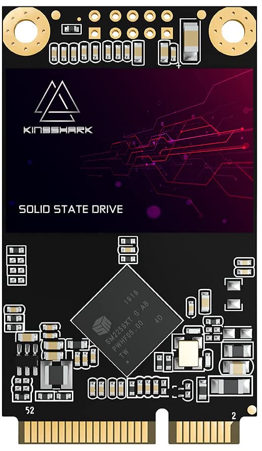 Kingshark gamer Msata SSD 250GB Sata3 SATAIII Disque Dur Interne Haute Performance Mini Sata SSD