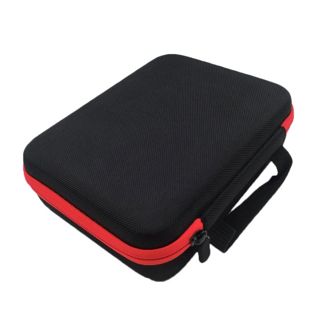 fastboy 63 Grid 1-3ML Essence Bottle Storage Bag Portable Essential Oil Pouch Zipper Case Air Humidifier Tote Bag Red