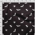 thumbnail image 4 of oneOone Cotton Poplin Chocolate Brown Fabric Bird Craft Projects Decor Fabric Printed By The Yard 56 Inch Wide, 4 of 4