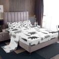 thumbnail image 1 of Erosebridal Rustic Bear Sheet Set King, Cartoon Animal Bedding Sets King Size, Farmhouse Room Decor, 1 of 6