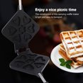 thumbnail image 4 of Heart Shape Waffle Maker Pan Non Stick Double Sided Baking Pan Breakfast  Maker Small Kitchen Appliances, 4 of 7