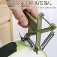 thumbnail image 2 of Iumwxz Potato Peeler Multi Functional Three In Peeler Multi Purpose Melon Peeler Household Fruit Peeler Potato Peeler Peeler Army Green Plastic Holiday Gift Finder, 2 of 9