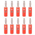 thumbnail image 2 of 4mm Banana Plug, Solder Free Stable Performance Gold Plated High Accuracy Banana Plug Connector  For Electronic Equipment Red,Black, 2 of 8