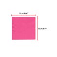 thumbnail image 3 of INSPIRE CHIC Men's Pocket Square Solid Color Handkerchiefs Self-folded For Wedding Party Fuchsia One Size, 3 of 4