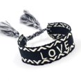 thumbnail image 3 of Bohemia Embroidery Woven Tassel Bracelets for Women Handmade Adjustable Rope, 3 of 6