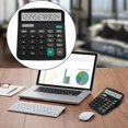 thumbnail image 2 of Calculatrice Électronique 12 Chiffres Grand Écran Bureau Maison Bureau Chaud F3R1, 2 of 7