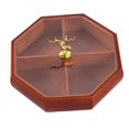 thumbnail image 4 of Divided Serving Tray Dustproof Snack Tray for Kitchen Chinese New Year Party deer handle, 4 of 8