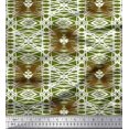 thumbnail image 1 of Soimoi Cotton Jersey Fabric Check & Geometric Decor Fabric Printed Yard 58 Inch Wide, 1 of 5