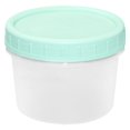 thumbnail image 3 of 1 Pcs Contenants en Plastique avec Couvercles, Mini Contenants en Plastique, Contenants de Rangement Réutilisables Transparents Empilables, pour Collation Dîner Préparation de Repas Vinaigrettes, Contenants de Congélateur Étanches, (Vert, 160 ml), 3 of 8