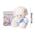 thumbnail image 3 of ‌Sheep Plush Toy - Dress-Up Lamb Plush Toy 11.4 Inches with Removable Outfit & Handbag - Ultra-Soft Stuffed Animal Gift for Valentine's/Birthday, Machine-Washable(Including Gift Box), 3 of 7