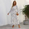 thumbnail image 2 of Ketyyh-chn99 Robes Midi pour Femmes Robe Mini Robe de Fête Robe de Plage Robe d'Automne Décontractée Ample Robe Mini Blanc,TG, 2 of 5