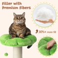 thumbnail image 3 of Cat Scratching Post es Small Cat Tree Tower with Two Cat Hammock Double Cat Hammock with Cat Toy Wooden Interactive Cat Condo for Kitten and Adults Cat, 3 of 6