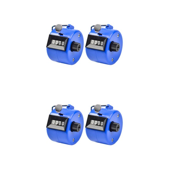 mmirethe 2pack/lot Manual And Accurate Counting Unisex Hand Tally With Materials Blue 2Set