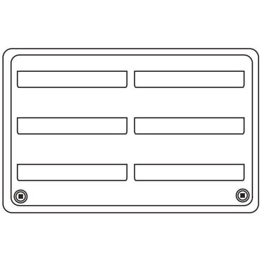 Vent ASM Side 20 POL WHT ABS